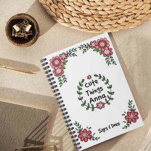 Cuaderno de recuerdos infantiles, diario "Cosas lindas que hacen mis hijos", regalo personalizado para baby shower de mamá, libro de recuerdos de la infancia, regalo para mamá primeriza