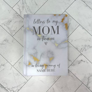CUADERNO MEMORIAL DE MAMÁ / Cartas a mamá en el diario del cielo / Regalo de pérdida de madre / Diario de duelo de mamá / Regalo de simpatía en memoria de la madre