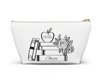 Personalized Zipper Pouch | Custom Name Makeup Bag