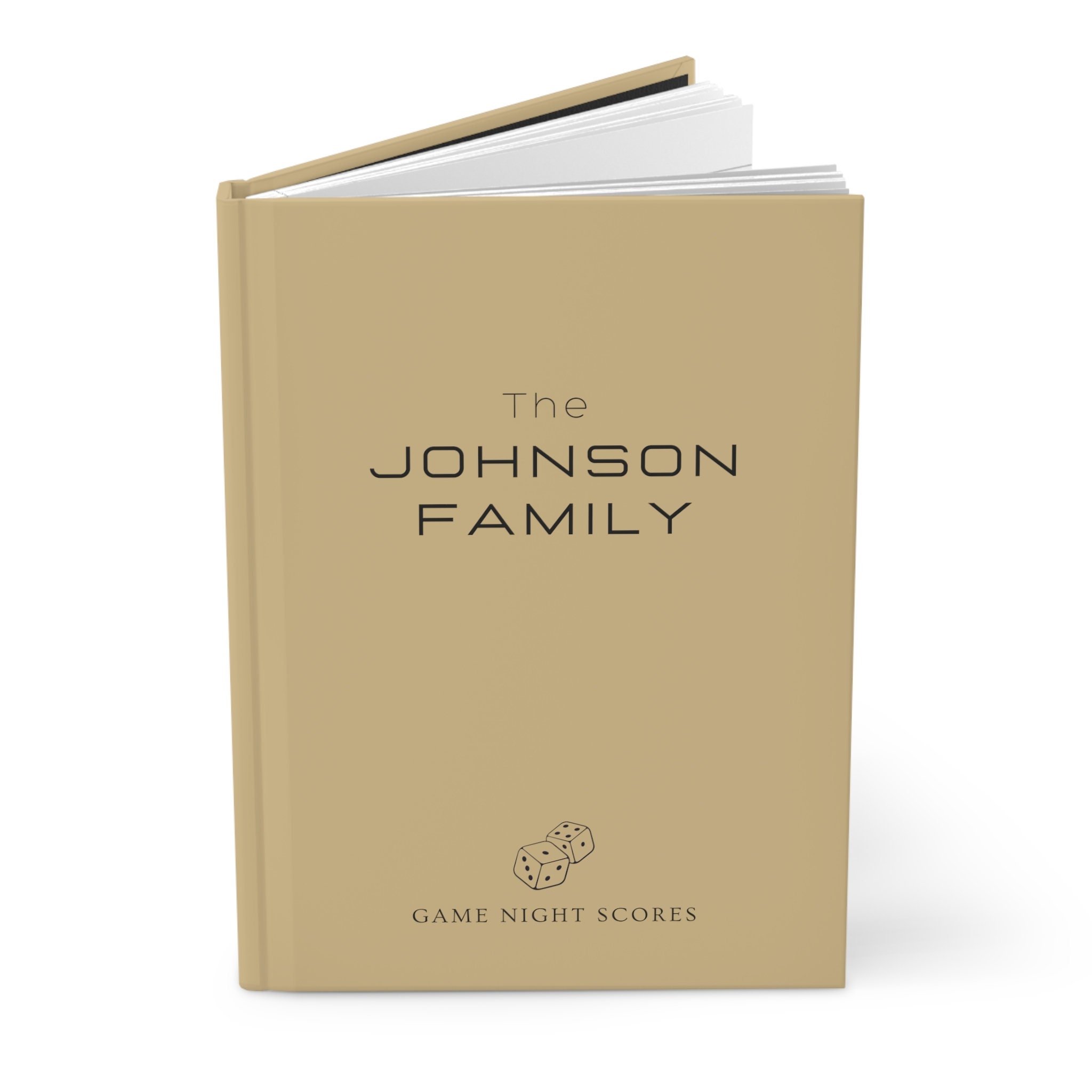 CUSTOM Family Game Night SCORE BOOK | Personalized Game Gifts | Score Keeping Record Book | Fun Notebook For Party Games | Housewarming Gift