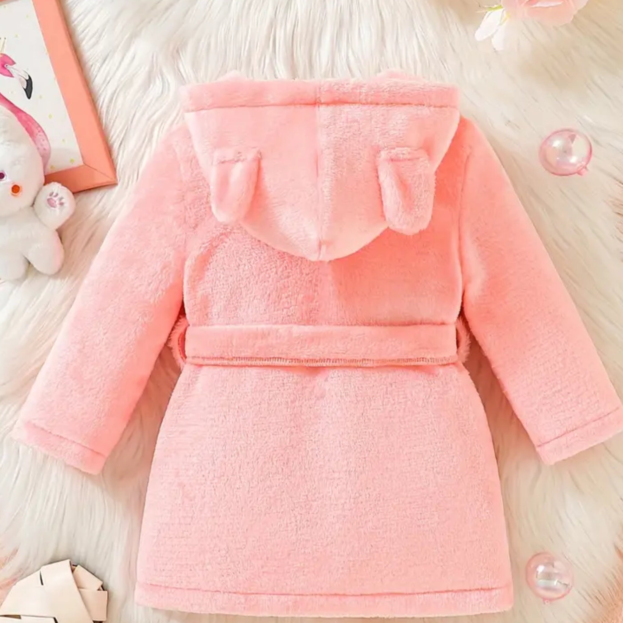 Customized Soft Bathrobes for Babies, Bathrobes for Kids, Custom Baby