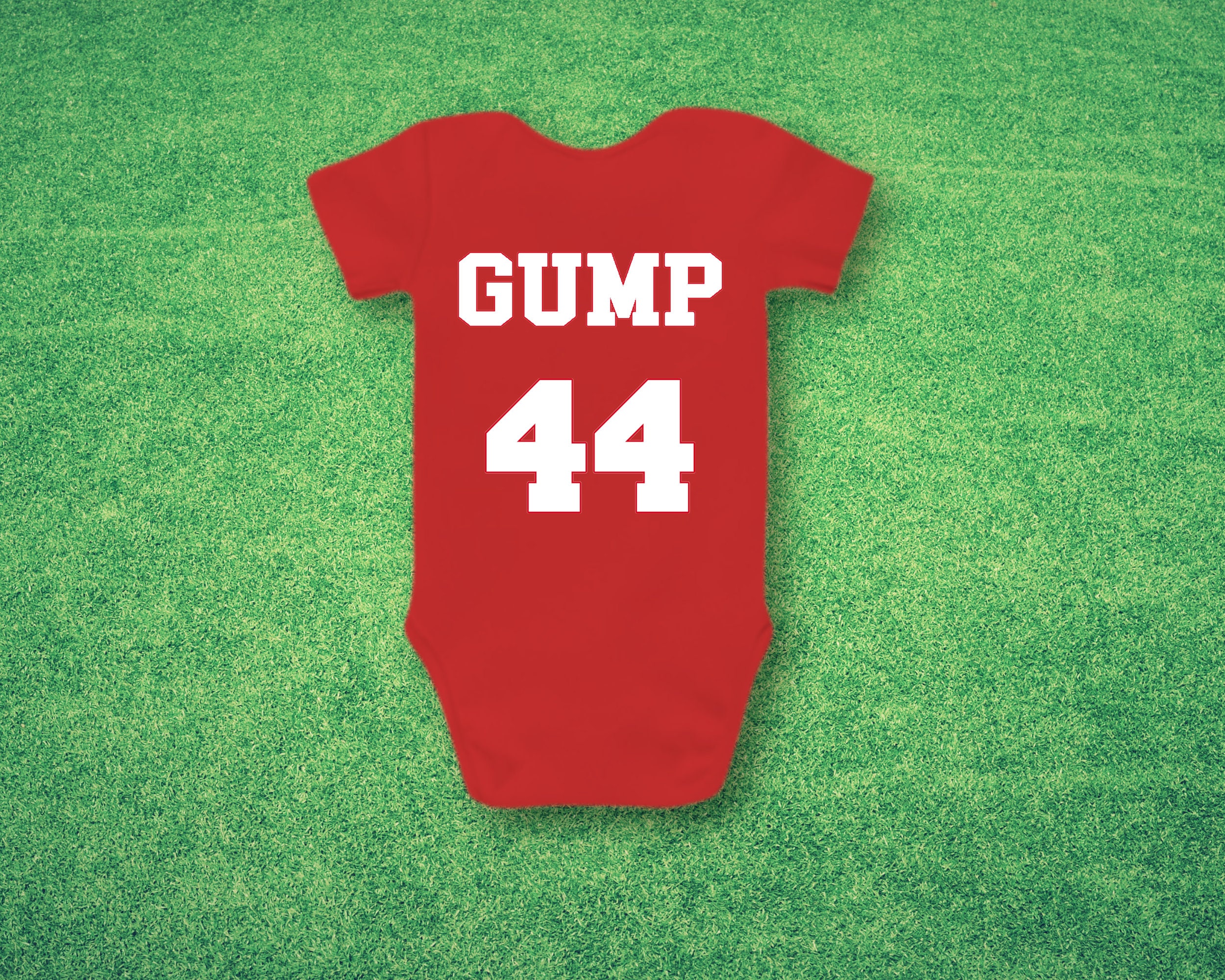 Football Jersey for Babies, Gump COSTUME, Baby Shower Gift Funny Baby