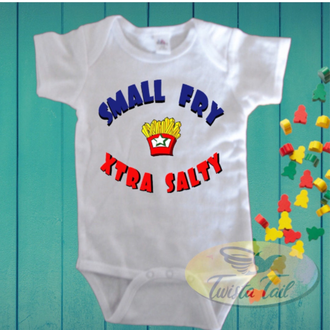 Personalized Funny Baby Bodysuitsmall Frybaby Clothingbaby Etsy