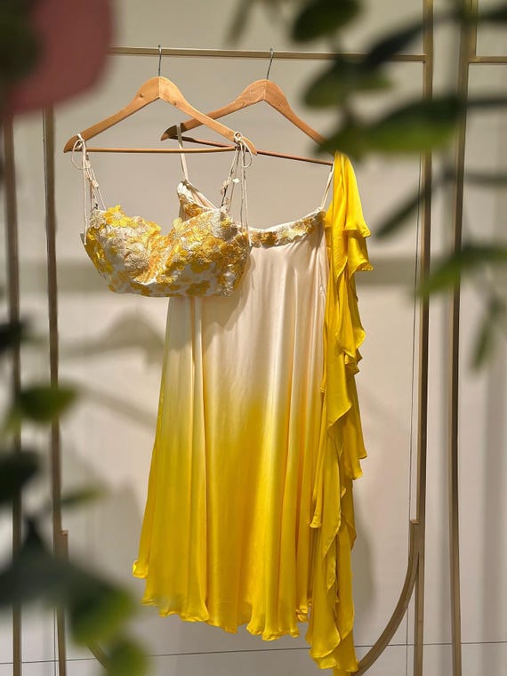 white christmas dresses Over Dress : Haldi Maheshwari – The Shop India