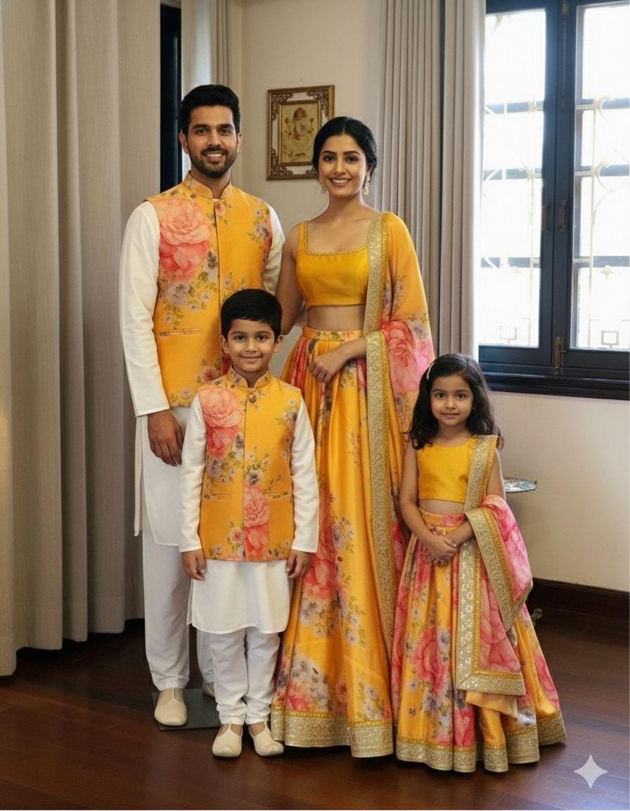 indian family dress set for birthday party online 1970s Cotton Gauze & Crochet Wide Sleeve Maxi Dress main image 0