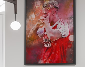 Gyokeres Digital Poster - Gyokeres Arsenal Print Instant Download - Football Wall Decor - Printable Football Poster - High Res 300 DPI JPG