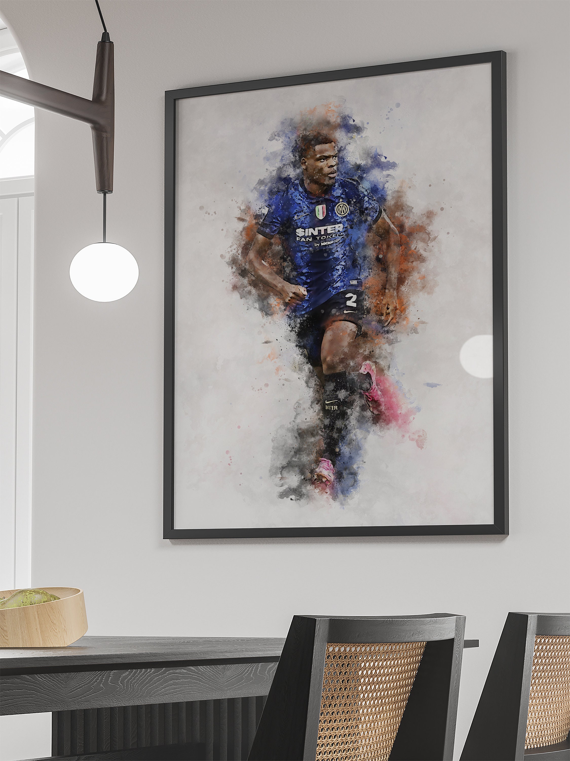 Dumfries Football Poster Football Wall Decoration Nursery Etsy