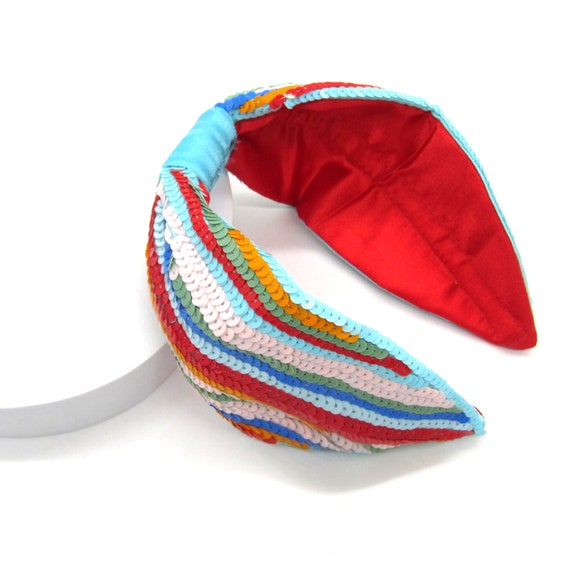 Multicolor Fashion hair band Amazon.com : JWICOS Multicolor Elegant Velvet Wide Headbands  main image 4
