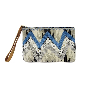 Beaded Boho Pouch Bag Make up Purse For Women&#39;s Daily Unique Fashion Cosmetic Bag