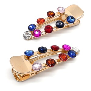 Pinza para el pelo con diamantes de imitación, accesorios únicos para el cabello de moda para mujer, horquilla para el cabello