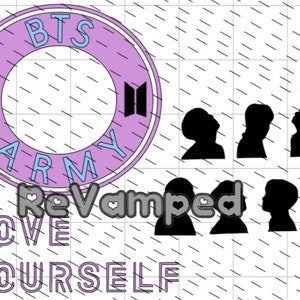 BTS ARMY Starbuck&#39;s cup Cricut design files (not a physical product)