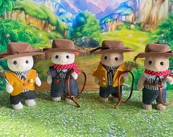 Cowboy/Country and western style outfit for adult figure