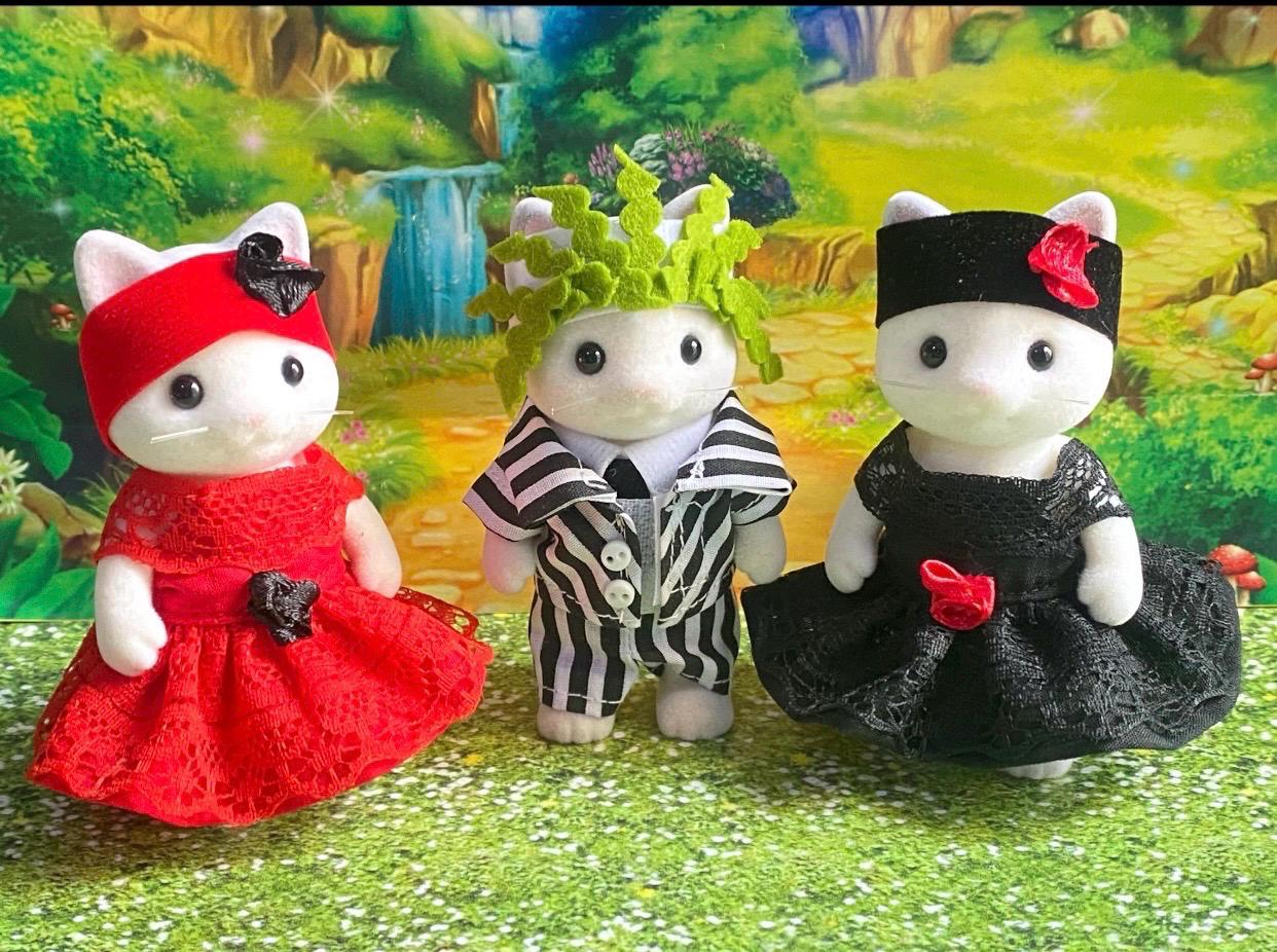 Sylvanian Families Set Accessori Abiti Alla Moda, Scala 1:12, Giappone 2020