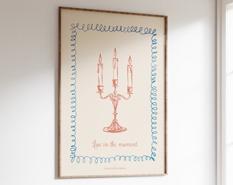 Live in the Moment Poster | Physical Print