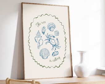 The Sea is Calling Poster | Physical Print |