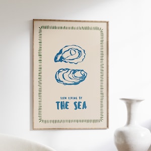Poster Slow Living By the Sea / Stampa fisica /
