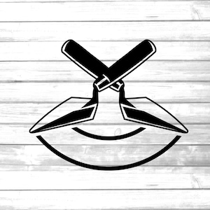 masonry cut file svg / masonry trowel clip art