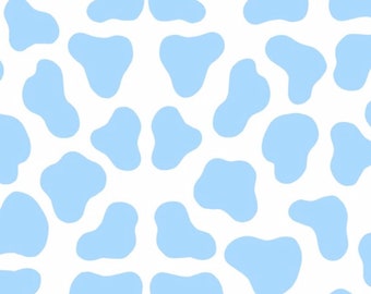 Large Blue Cow Platt Etsy Large Blue Cow Platt Etsy