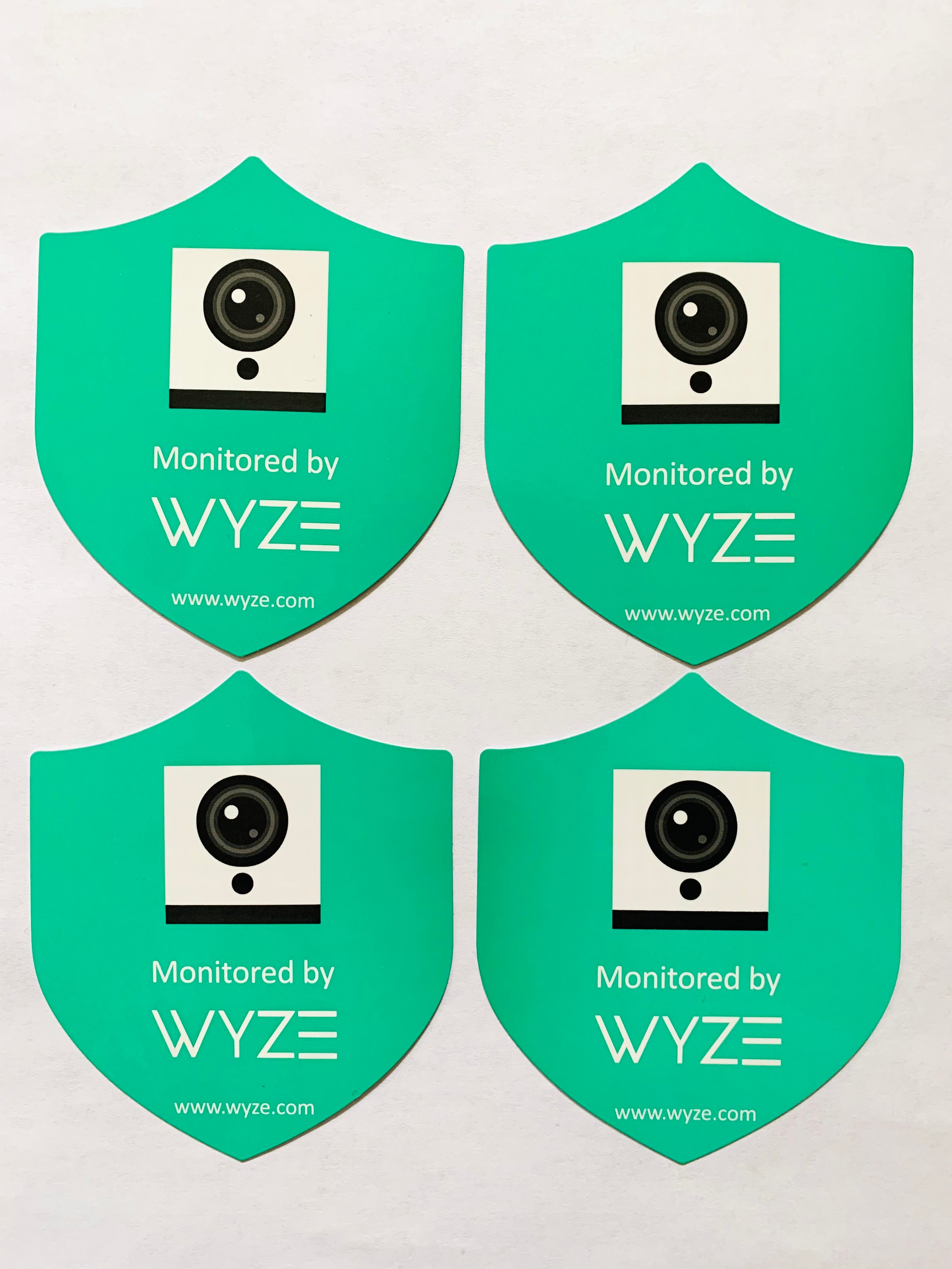 4 Wyze Security Window Stickers Sign Decal Camera Alarm Etsy