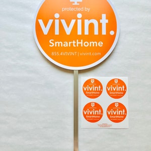 Vivint yard 2024 sign light