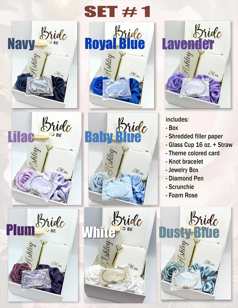 Future Mrs Engagement Gift Box for Her, New Mrs Gift Bride to Be Bridal ...