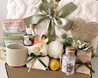 Thinking of You Gift Box, Get Well Soon Hygge Gift Basket, Speedy Recovery Gift, Hug in a Box, Sympathy Gift, Emotional Support Care Package
