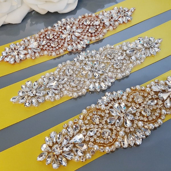 Yellow Wedding Belt, Rhinestone Belt, Yellow Bridal Sash, Wedding Belt, Bridesmaid, Belt Yellow Sash Belt, Wedding Sash, Bridal Sash