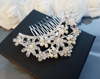 Wedding Hair Comb, Bridal Hair Comb, Bridal Headpiece, Bridal Hair Piece, Wedding Headpiece, Pearl Hair Comb, Wedding Hair Piece, Hair Comb