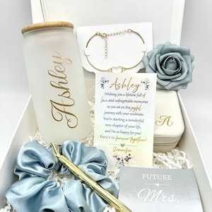 Bride Gift Box, Engagement Gift Box, Bridal Shower Gift Box, Engagement Gift Box For Bride, Bride Tumbler Gift, Personalized Future Mrs Gift