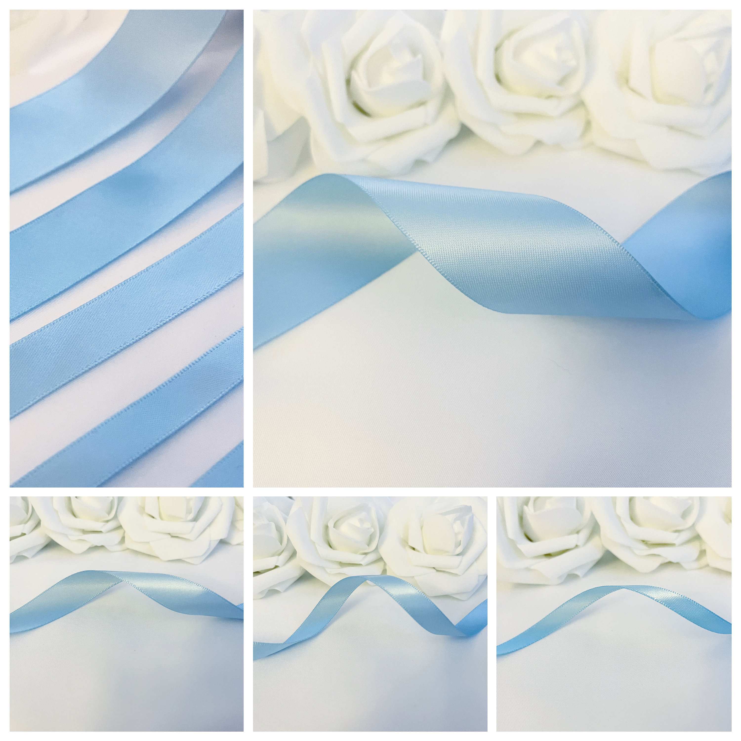 Flora-Satin® Light Blue Ribbon - 1 1/4W x 100 yds