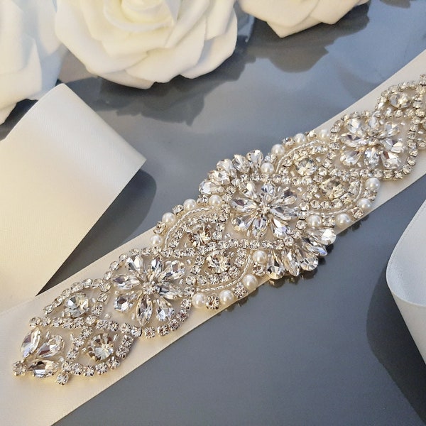 Ivory Wedding Belt - Etsy