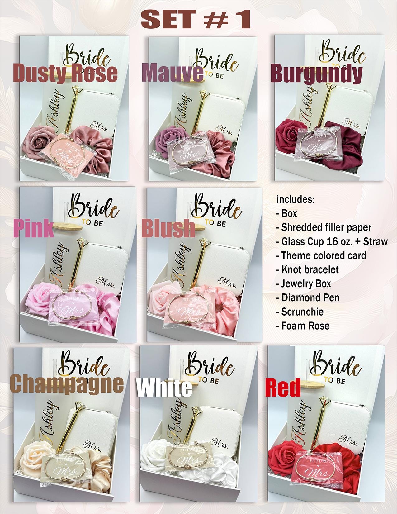 Future Mrs Engagement Gift Box for Her, New Mrs Gift Bride to Be Bridal ...
