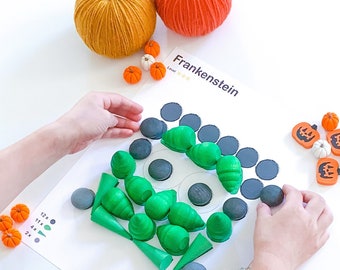 Spooktacular - Mandala lose Teile Vorlage