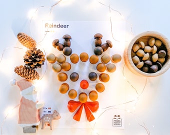 Weihnachten - Mandala lose Teilschablone