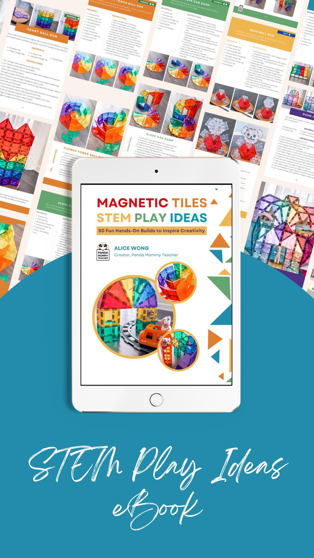 Buy Magnetic Tiles STEM Play Ideas Ebook: 50+ Builds (PDF) Online in India - Etsy
