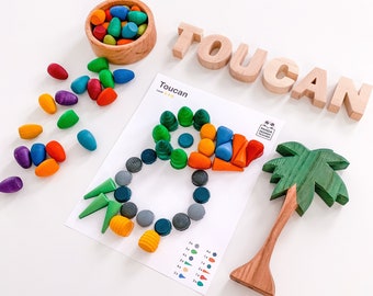 1/3 Set - Mandala lose Teile Vorlage