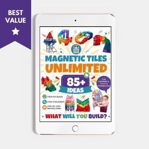 Magnetic Tiles Build Guide: 85+ STEM Ideas and Growing (eBook)
