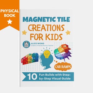 10 Autorampen – Magnetische Fliesen für Kinder (Hardcover Buch)