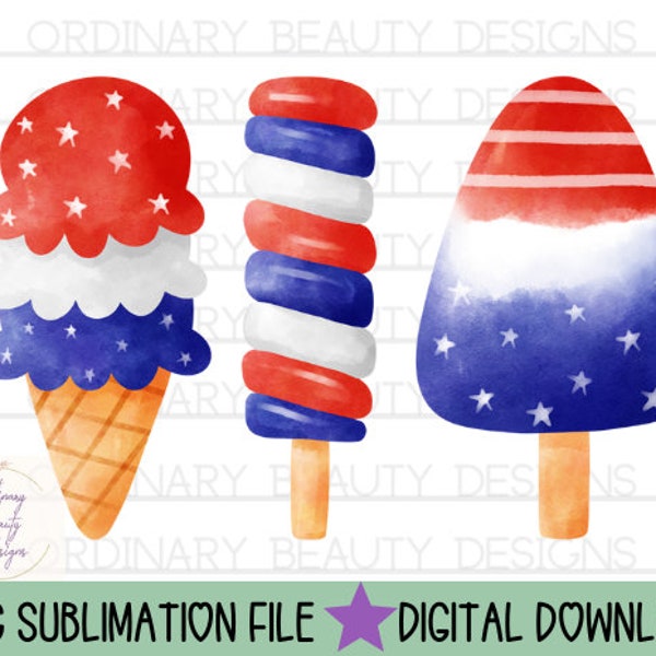 Popsicle ice cream sublimation, 4th of july png, patriotic png, popsicle png, ice cream png, red white and blue png, stay cool png, usa png