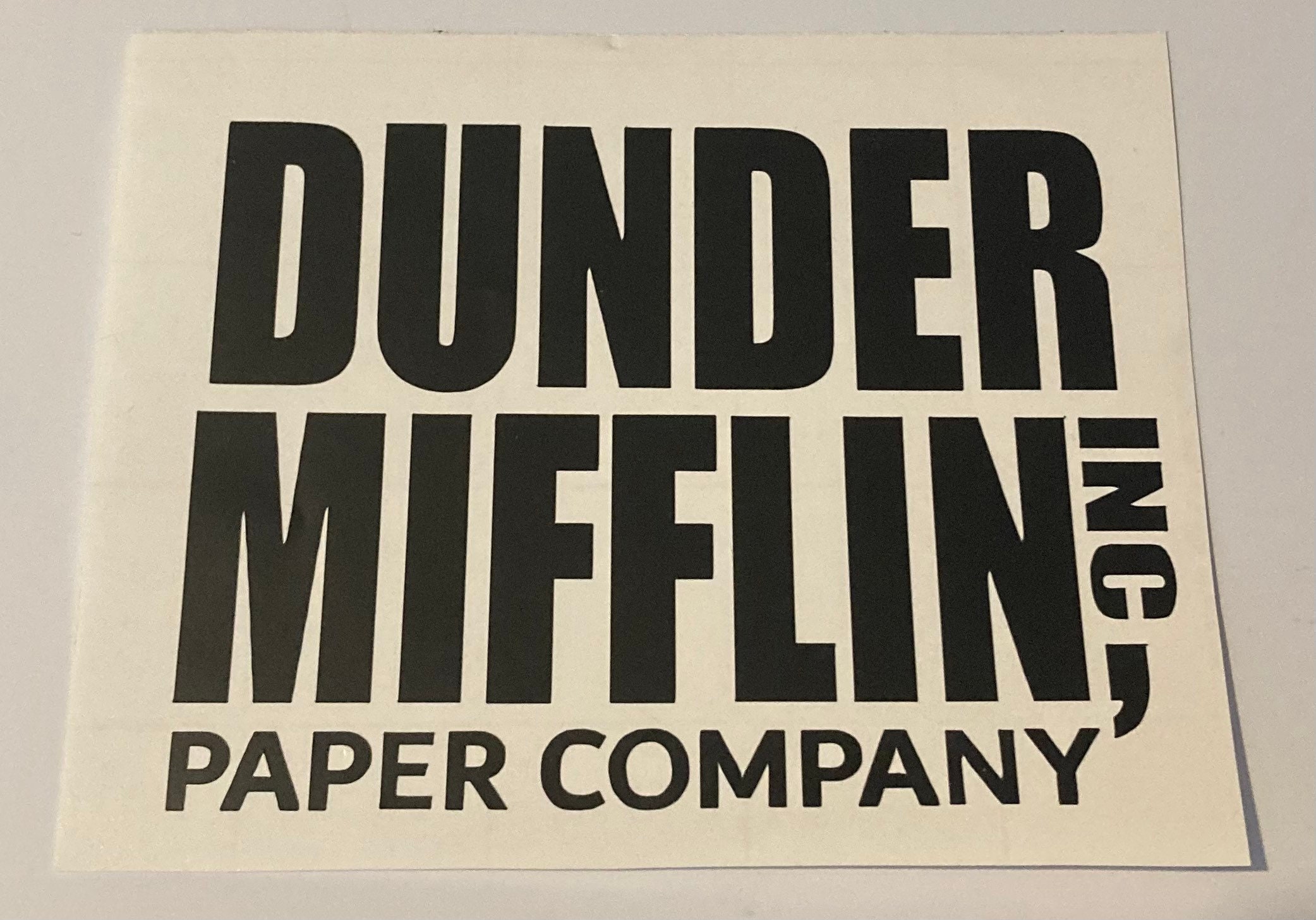 Dunder Mifflin Logo Sticker for Sale by TrinityN