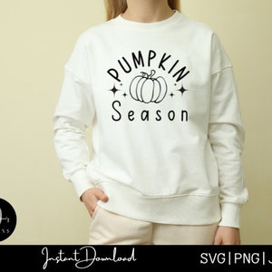 Pumpkin Season Pumpkin Season Tee Fall Tee Cricut Cut File - Etsy