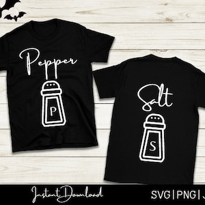 His and Her Halloween svg | Halloween Matching Shirts svg | Halloween Couples Shirt Svg | Trick or Treat SVG | cricut svg | Halloween SVG