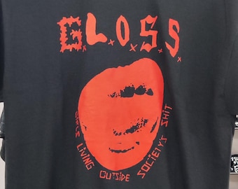 G.L.O.S.S. T-shirt punk hardcore los crudos limpwrist bikini kill