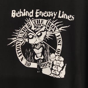 T-shirt XXL (screen printed/handmade) punk hardcore d-beat crust tragedy disrupt discharge his hero is gone doom aus-rotten