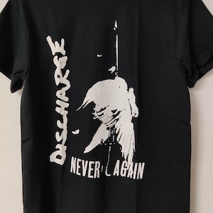 T-shirt (screen printed/handmade) hardcore punk d-beat disclose anti-cimex doom totalitar skitsystem tragedy varukers mob 47 crude ss