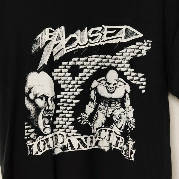 T-shirt (hand made/screen printed) hardcore punk