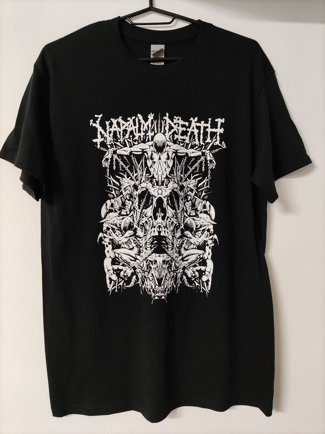 T-shirt (screen Printed/handmade) Grindcore Death Metal
