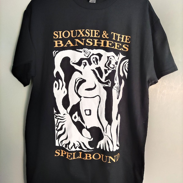 T-shirt (screen printed/handmade) post punk goth rock new wave deathrock