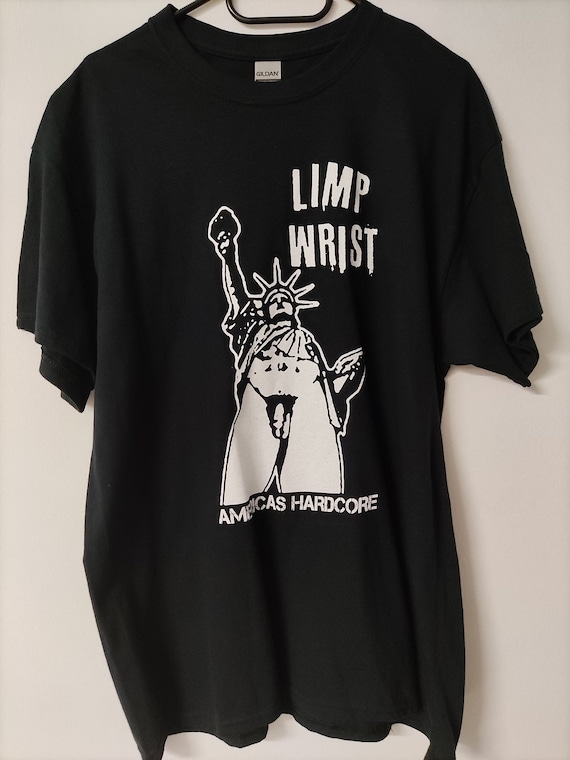 LIMP WRIST T shirt Punk Hardcore Infest Mk Ultra Spazz Dropdead