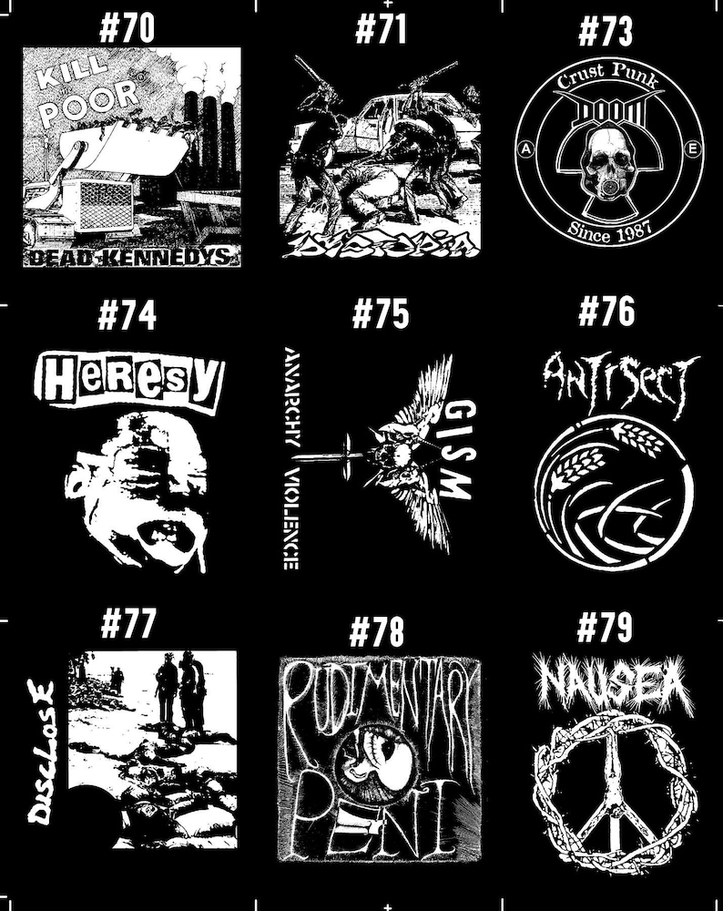 パッチ - パンク、ハードコア、クラスト、アナーコパンク、Dビート、ディスクロージャー、ディストピア、異端、ドゥーム 画像 1